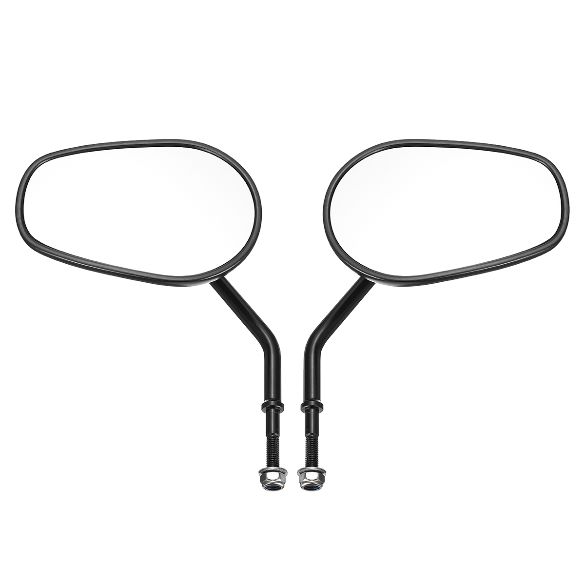 8mm-Black-Aluminum-Alloy-Left-Right-Rear-View-Side-Motorcycle-Mirrors-For-Harley-1292732