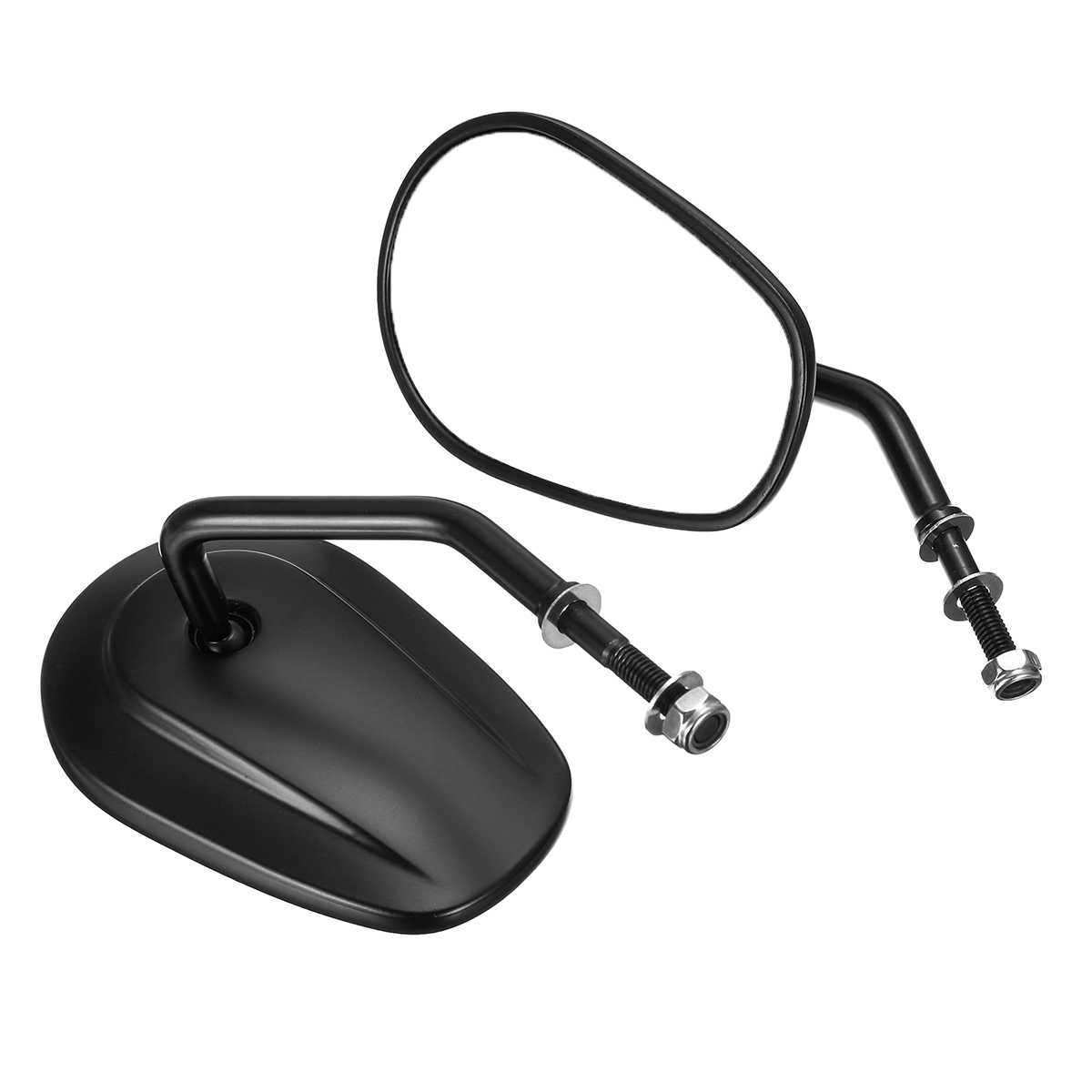 8mm-Black-Aluminum-Alloy-Left-Right-Rear-View-Side-Motorcycle-Mirrors-For-Harley-1292732