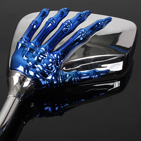 8mm-Motorcycle-Motor-Bike-Rear-View-Skeleton-Skull-Hand-Claw-Side-Mirror-942601
