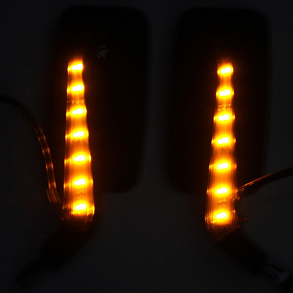 8mm10mm-Pair-Motorcycle-LED-Turn-Signal-Rear-View-Mirrors-Square-Black-Universal-1171664