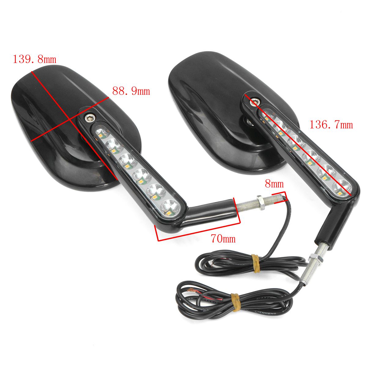 Black-Rear-Mirrors-Turn-Signals-For-Harley-Davidson-V-ROD-Muscle-VRSCF-09-17-1247170