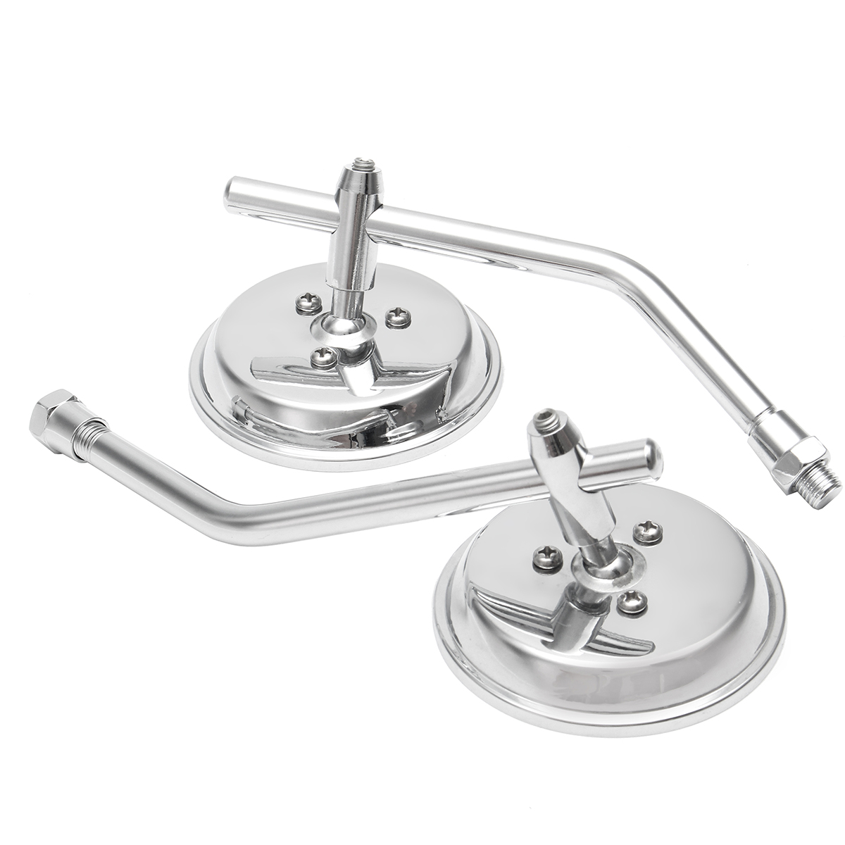 Chrome-Round-Classic-Retro-Motorcycle-Rear-View-Mirror-For-Harley-Thruxton-Bonneville-1206937