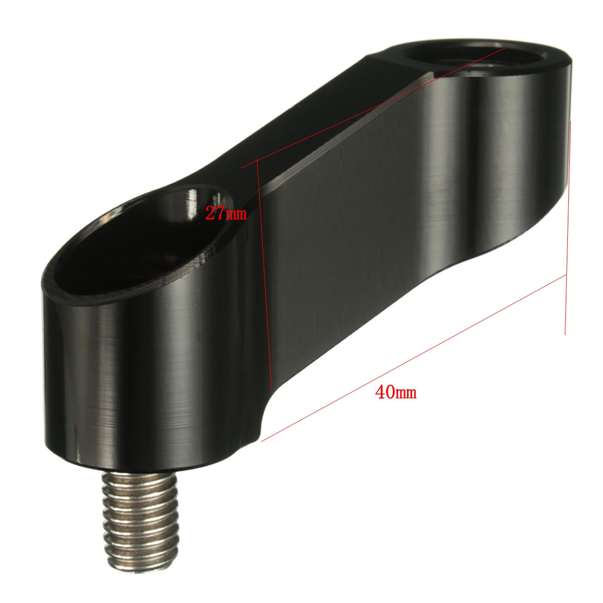 M8-8mm-CNC-Motorcycle-Handlebar-Mount-Mirror-Riser-Extender-Adaptor-Adapter-1051730
