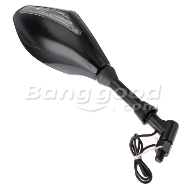 Motorcycle-Black-Turn-Light-LED-Side-Mirrors-10mm-Installation-Screws-74322