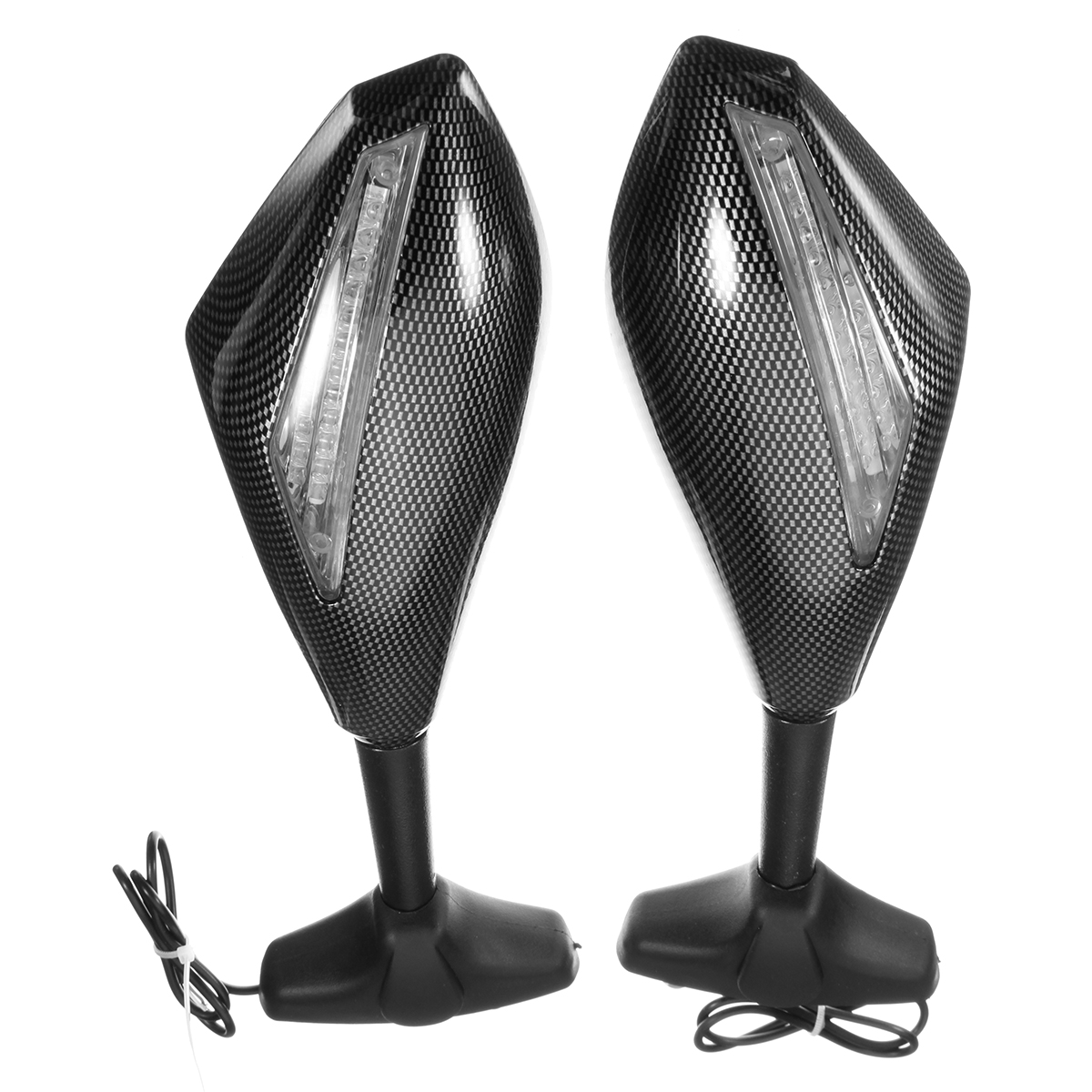 Motorcycle-LED-Turn-Signal-Rear-View-Mirrors-Carbon-Fiber-For-HondaSuzukiKawasakiYamaha-1259973