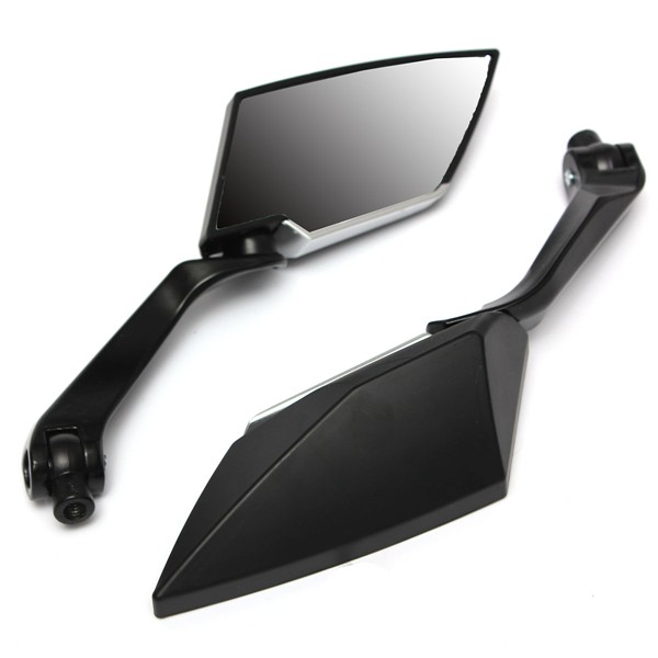 Motorcycle-Rear-View-Side-Mirrors-Black-Universal-For-Honda-Yamaha-Suzuki-1008938