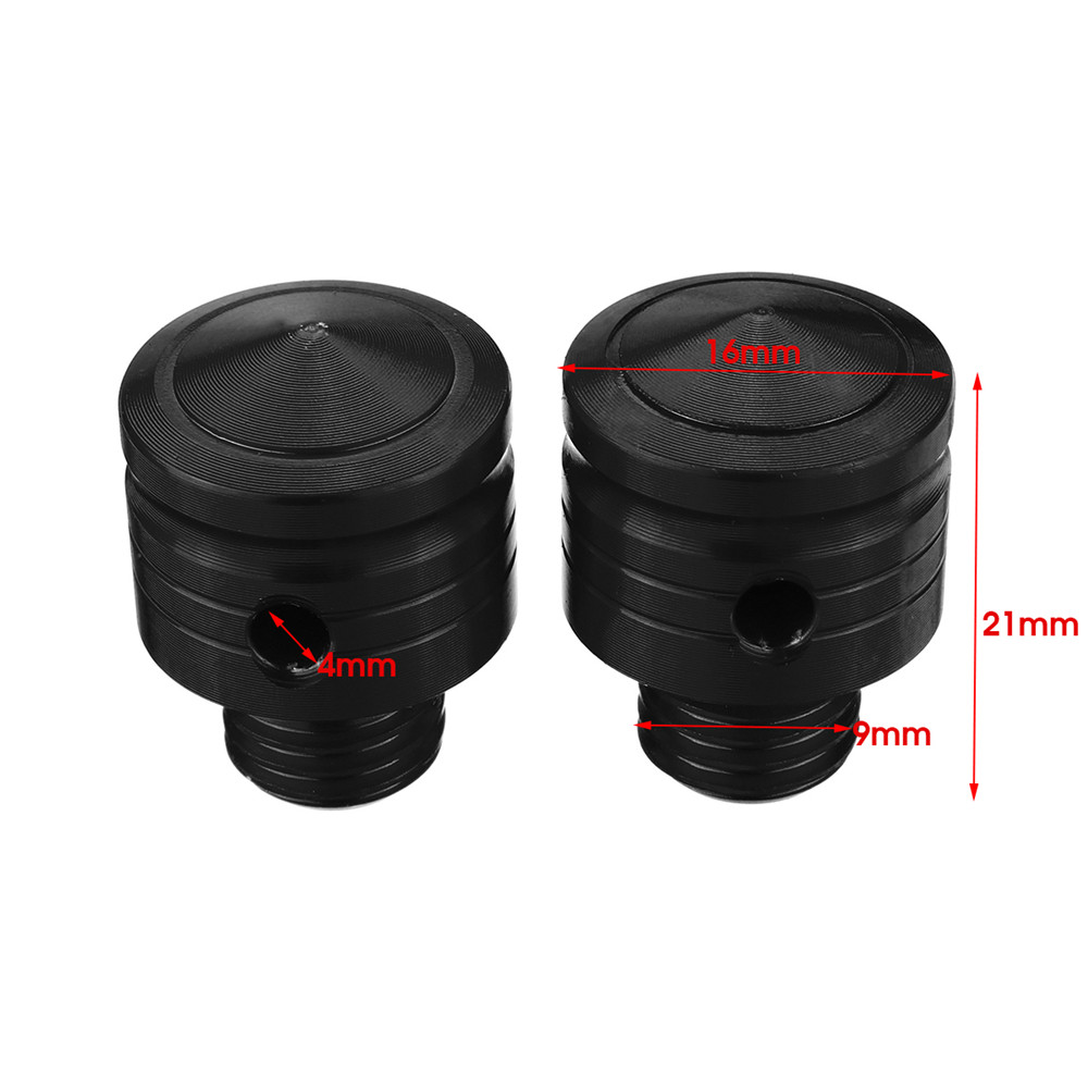 Pair-10MM-Billet-Aluminium-Threaded-Motorcycle-Motorbike-Mirror-Blanking-Screw-Plugs-1425722