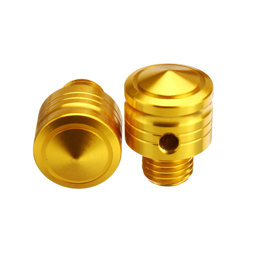 Pair-10MM-Billet-Aluminium-Threaded-Motorcycle-Motorbike-Mirror-Blanking-Screw-Plugs-1425722