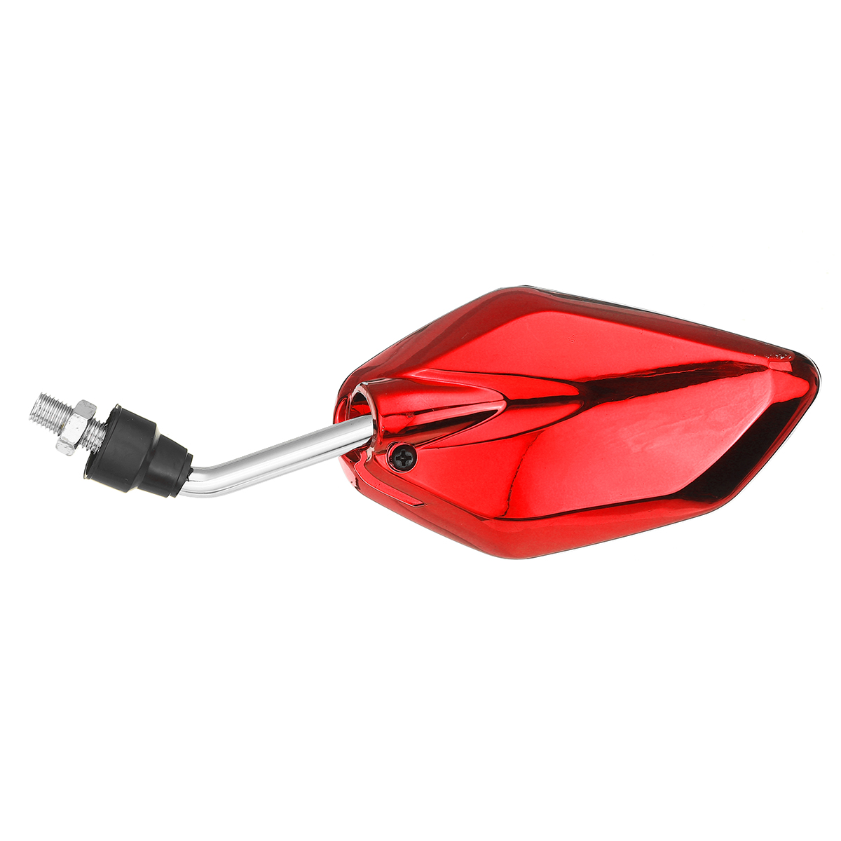 Pair-10MM-Universal-Motorcycle-Motorbike-Side-Rearview-Mirror-Clear-Aluminum-New-1667207