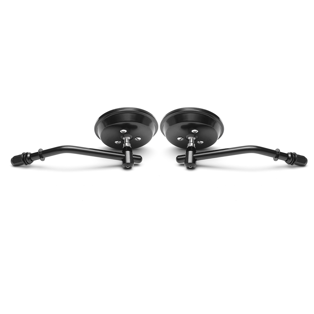 Pair-3quot-Round-Motorcycle-Rear-View-Mirrors-Aluminum-Classic-Retro-For-Davidson-Ryca-XL-Sportster--1166986