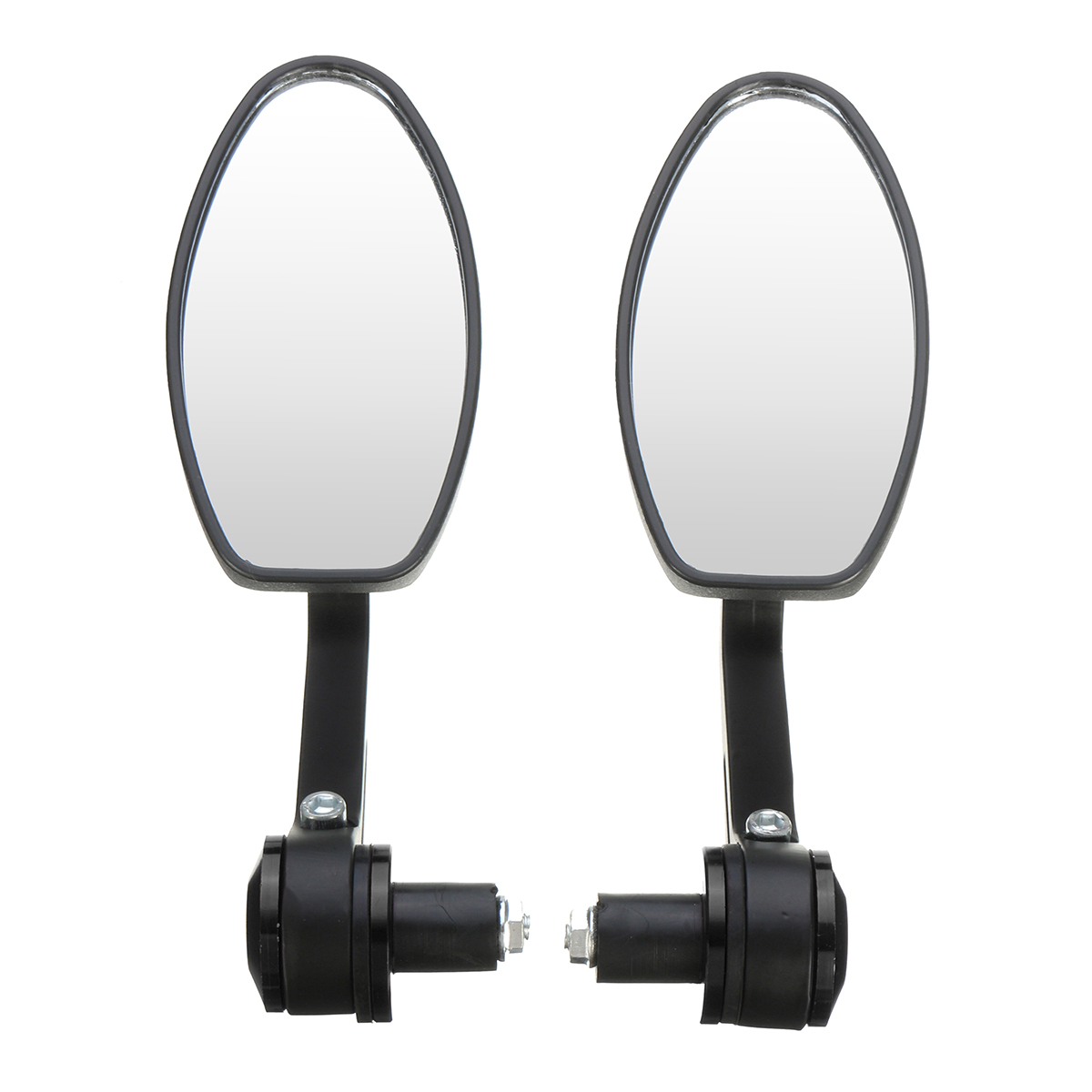 Pair-78inch-22mm-Handlebar-End-Rear-View-Side-Mirrors-Motorcycle-Aluminum-Universal-1172298