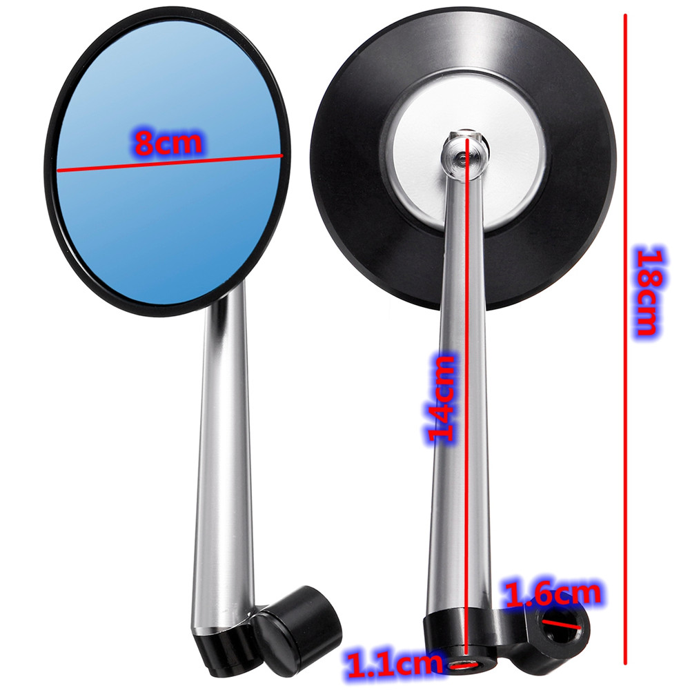 Pair-Aluminum-Alloy-Motorcycle-Scooter-Handlebar-Rearview-Side-Blue-Mirrors-1343446