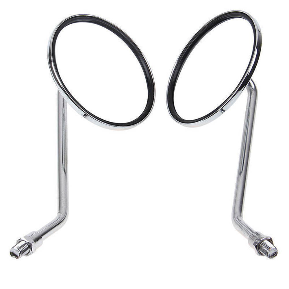 Pair-Back-View-Motorcycle-Mirrors-Electric-Bicycle-Rearview-Mirrors-Moped-8mm-Round-1324236
