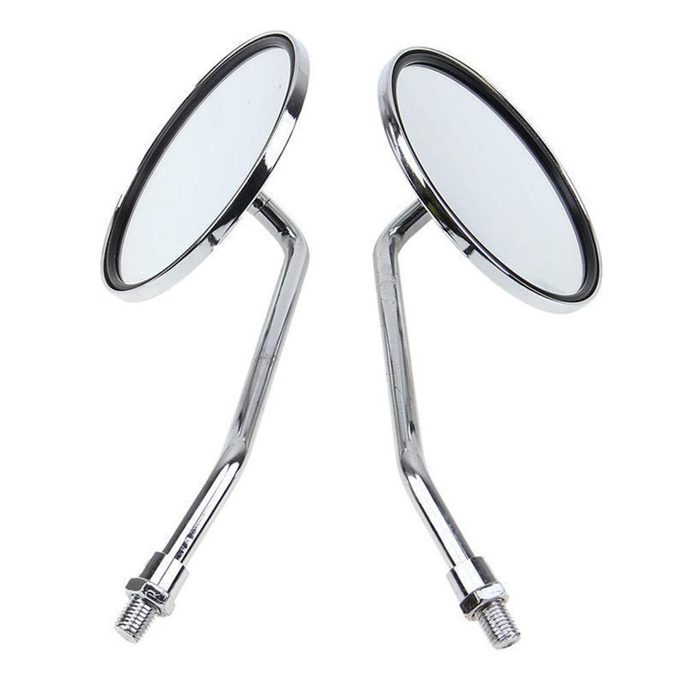 Pair-Back-View-Motorcycle-Mirrors-Electric-Bicycle-Rearview-Mirrors-Moped-8mm-Round-1324236