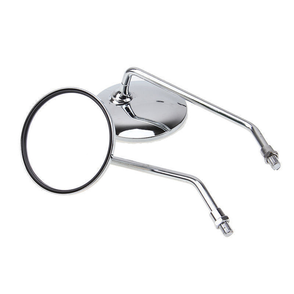 Pair-Back-View-Motorcycle-Mirrors-Electric-Bicycle-Rearview-Mirrors-Moped-8mm-Round-1324236