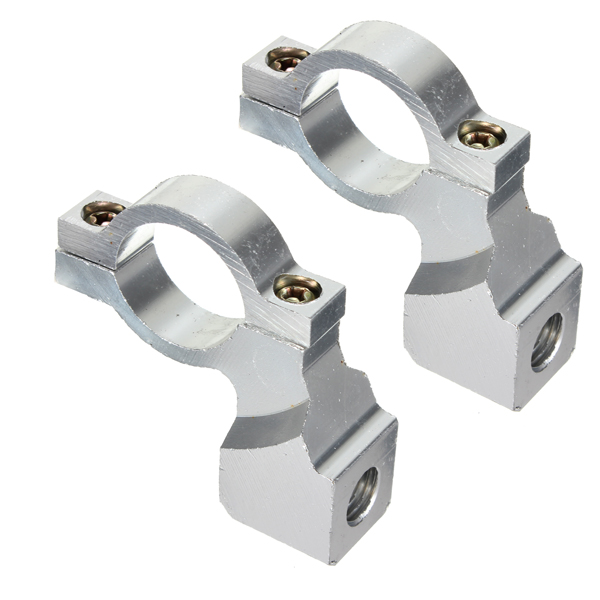 Pair-Chrome-Motorcycle-Bike-Handlebar-Mirror-Clamp-Mount-22mm-Bracket-80551