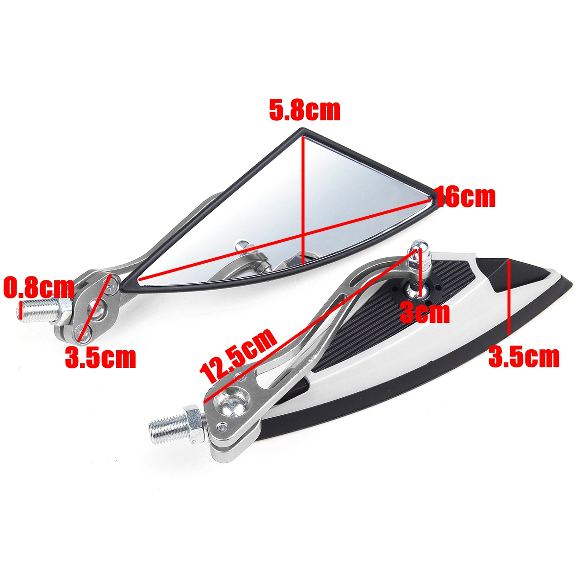 Pair-Universal-Motorcycle-Aluminum-Rod-Rearview-Side-Mirrors-Triangle-1579176