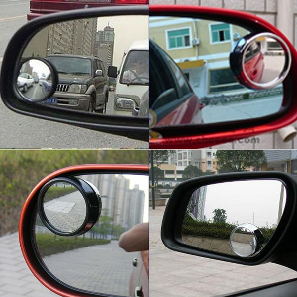Two-Small-Raised-Face-Round-360-Degrees-Mirror-Rotatable-Widen-Sight-60658