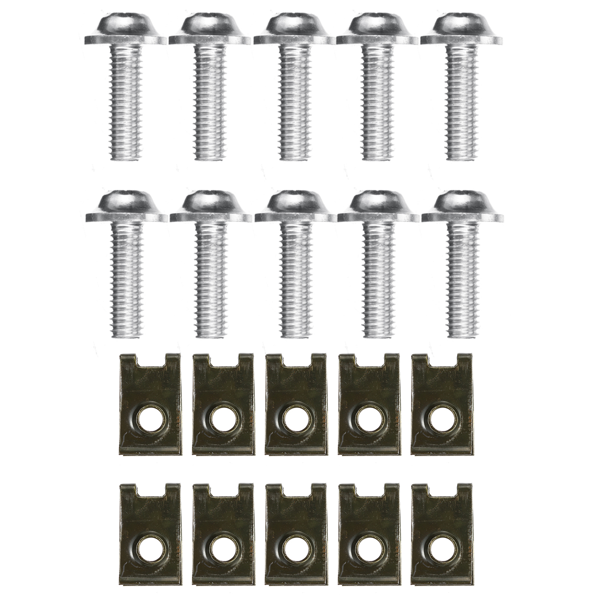 10-PCS-Motorcycle-Fairing-Bodywork-m5-5mm-Spire-Speed-Clips-Stainless-Steel-Bolts-1696052