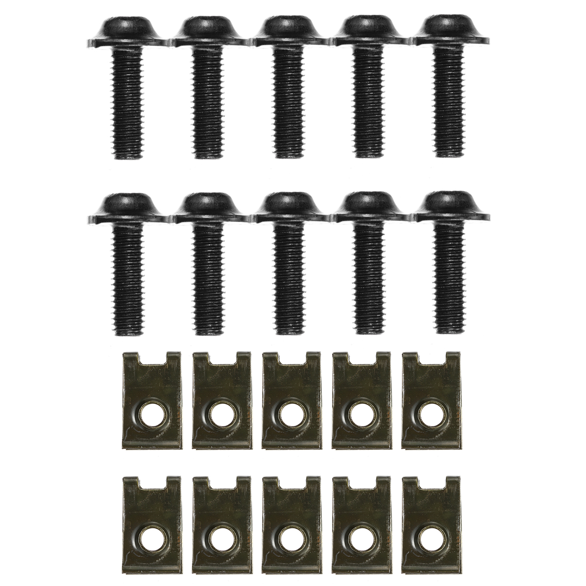 10-PCS-Motorcycle-Fairing-Bodywork-m5-5mm-Spire-Speed-Clips-Stainless-Steel-Bolts-1696052