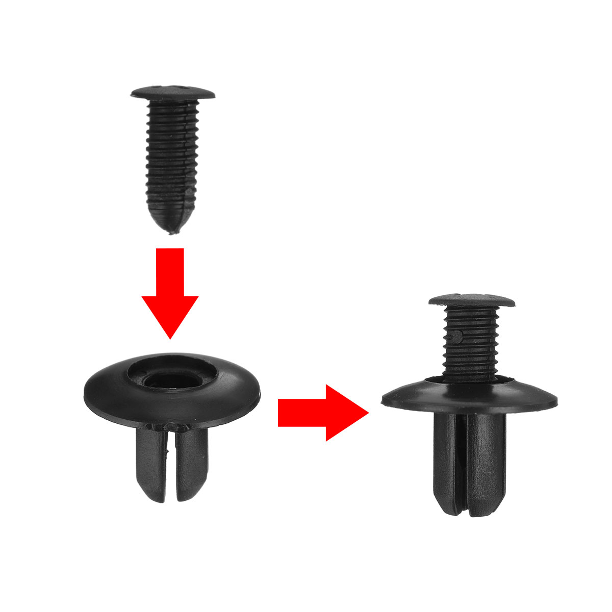 100PCS-Plastic-Trim-Clip-Push-Retainer-Rivets-Fastener-For-Holden-Commodore-VE-1825552