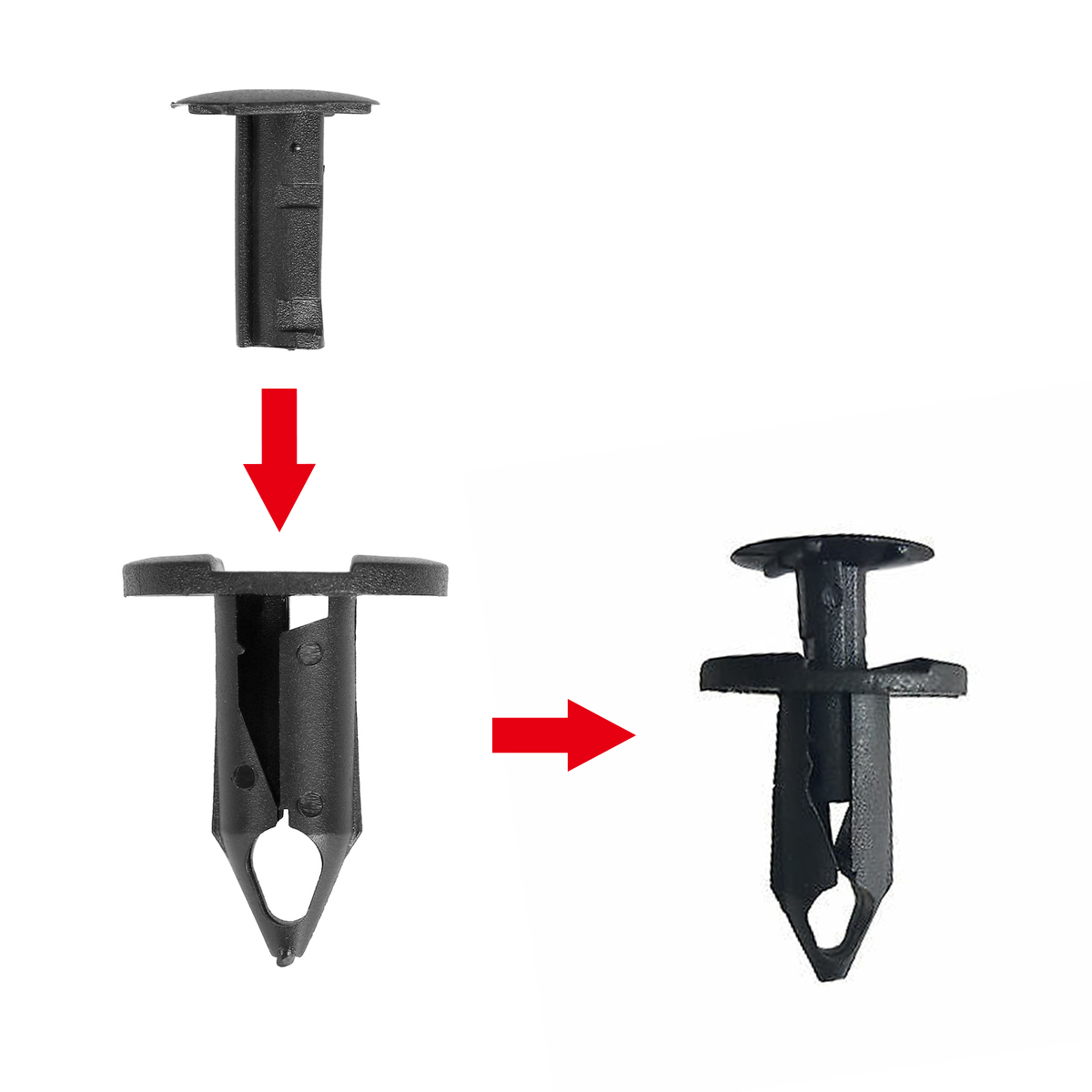 100Pcs-Bumper-Plastic-Trim-Clip-Push-Retainer-Fastener-For-Holden-Commodore-VE-VF-1825549