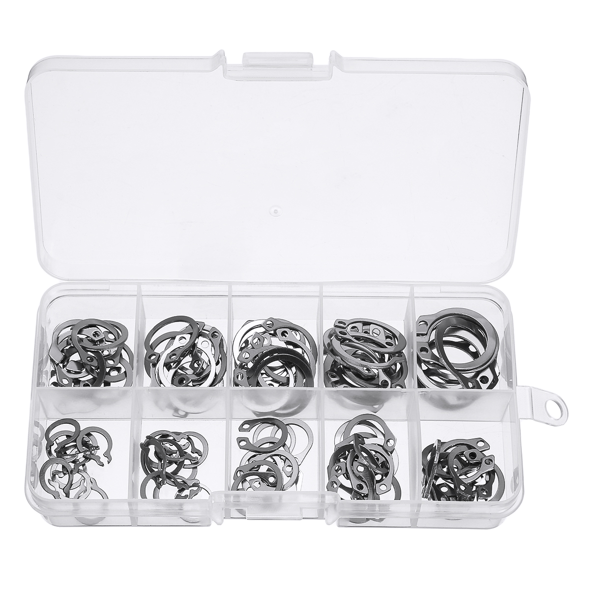 100Pcs-Stainless-C-Type-Circlip-Retaining-Snap-Ring-Circlip-Assortment-Kit--Box-1574222