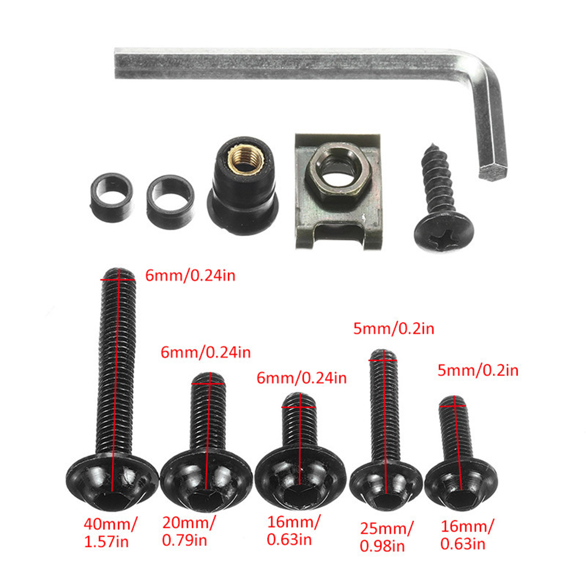 107pcs-Motorcycle-Aluminum-Fairing-Bolt-Kit-Fastener-Clip-Screw-Washers-6-Colors-1718476