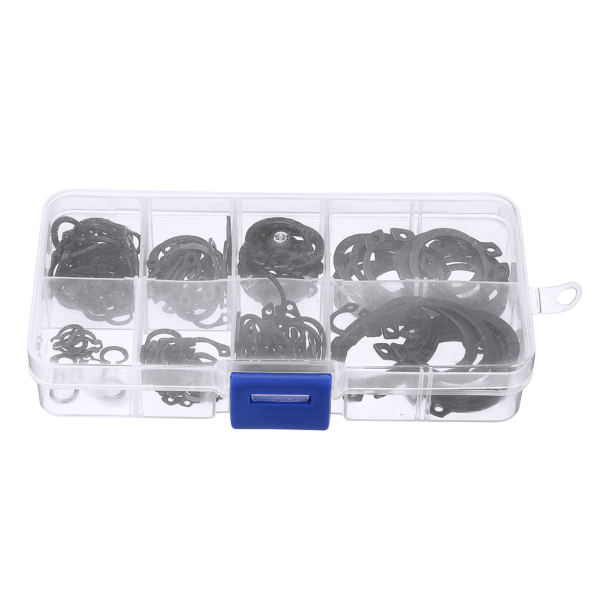 160Pcs-C-Clips-C-type-Circlip-Snap-Ring-Heavy-Duty-Retaining-Set-Assortment-Black-Ring-8-Sizes-1574224