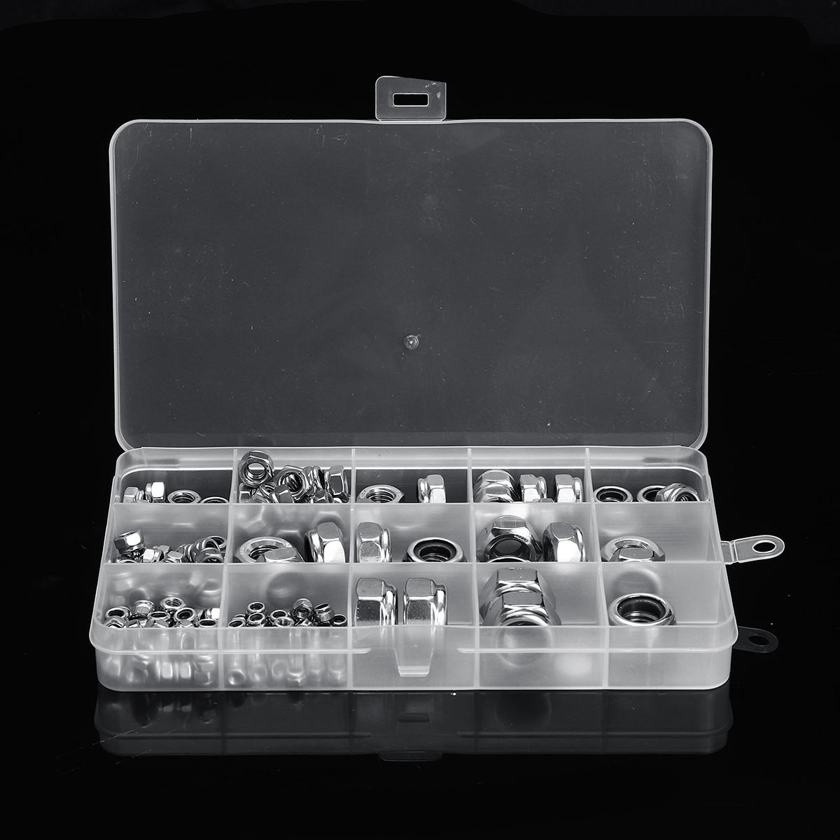 170Pcs-Stainless-Steel-Lock-Nut-Assortment-M345681012-Nylon-Insert-Kit-1713402