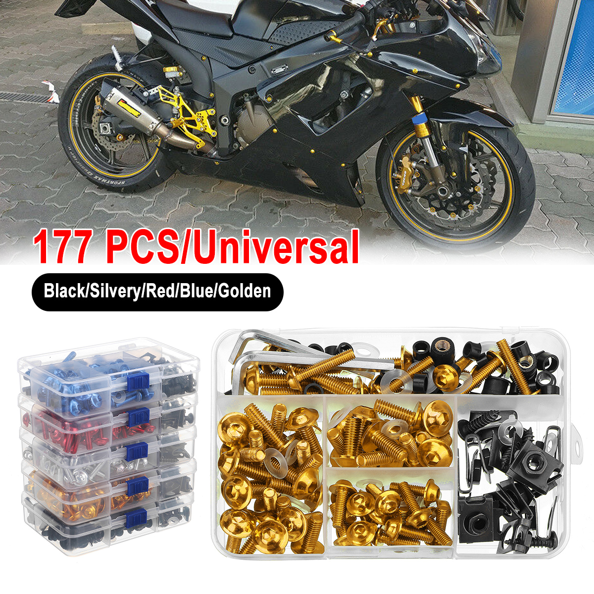 177PCS-Black-Fairing-Bumpers-Panel-Bolts-Kit-Fastener-Clips-Screw-for-Motorcycle-1696051