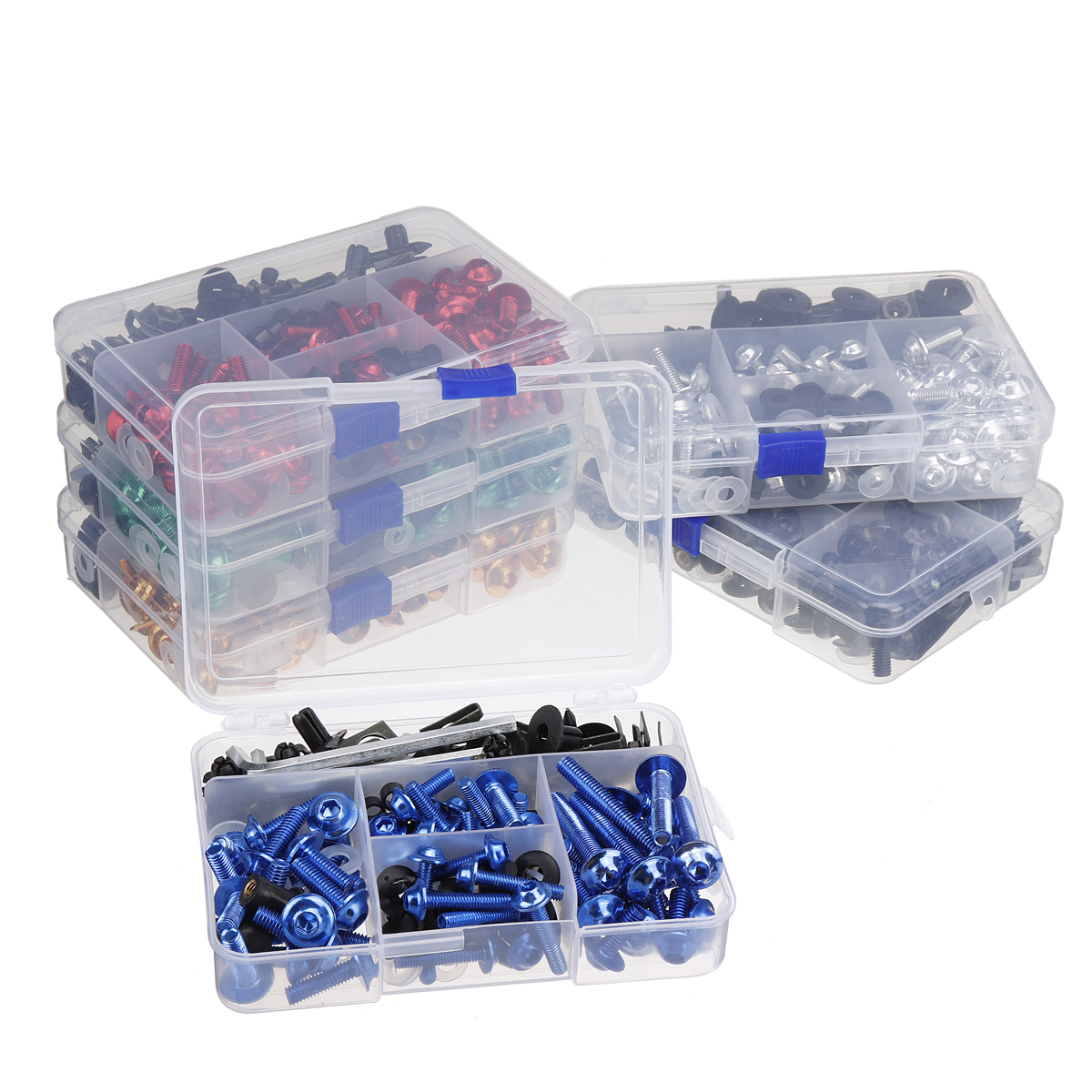 195PCS-Motorcycle-Windscreen-Fairing-Body-Bolt-Kit-Fastener-Clips-Screws-1734875