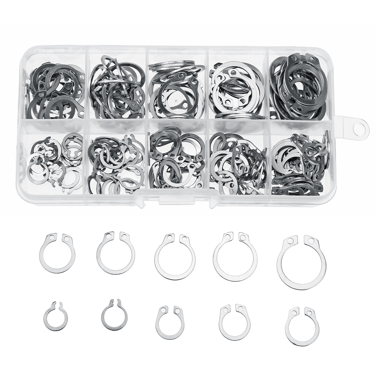 200Pcs-Boxed-304-Stainless-Steel-Shaft-with-Circlip-Ring-C-type-Circlip-M8-M18-1574226