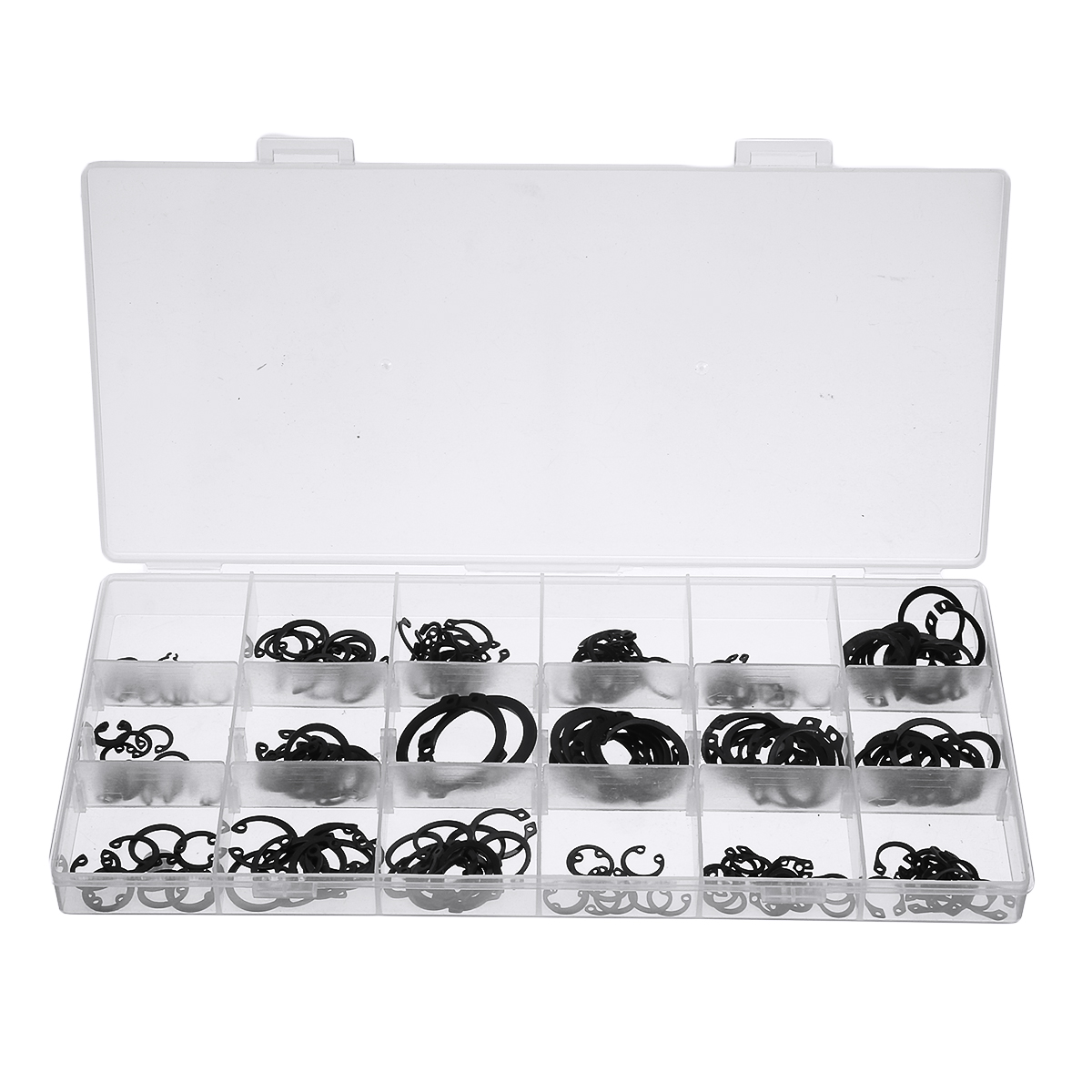 225Pcs-C-Clip-Snap-C-type-Circlip-Kit-External-Retaining-Ring-Assortment-Set-Black-1574245