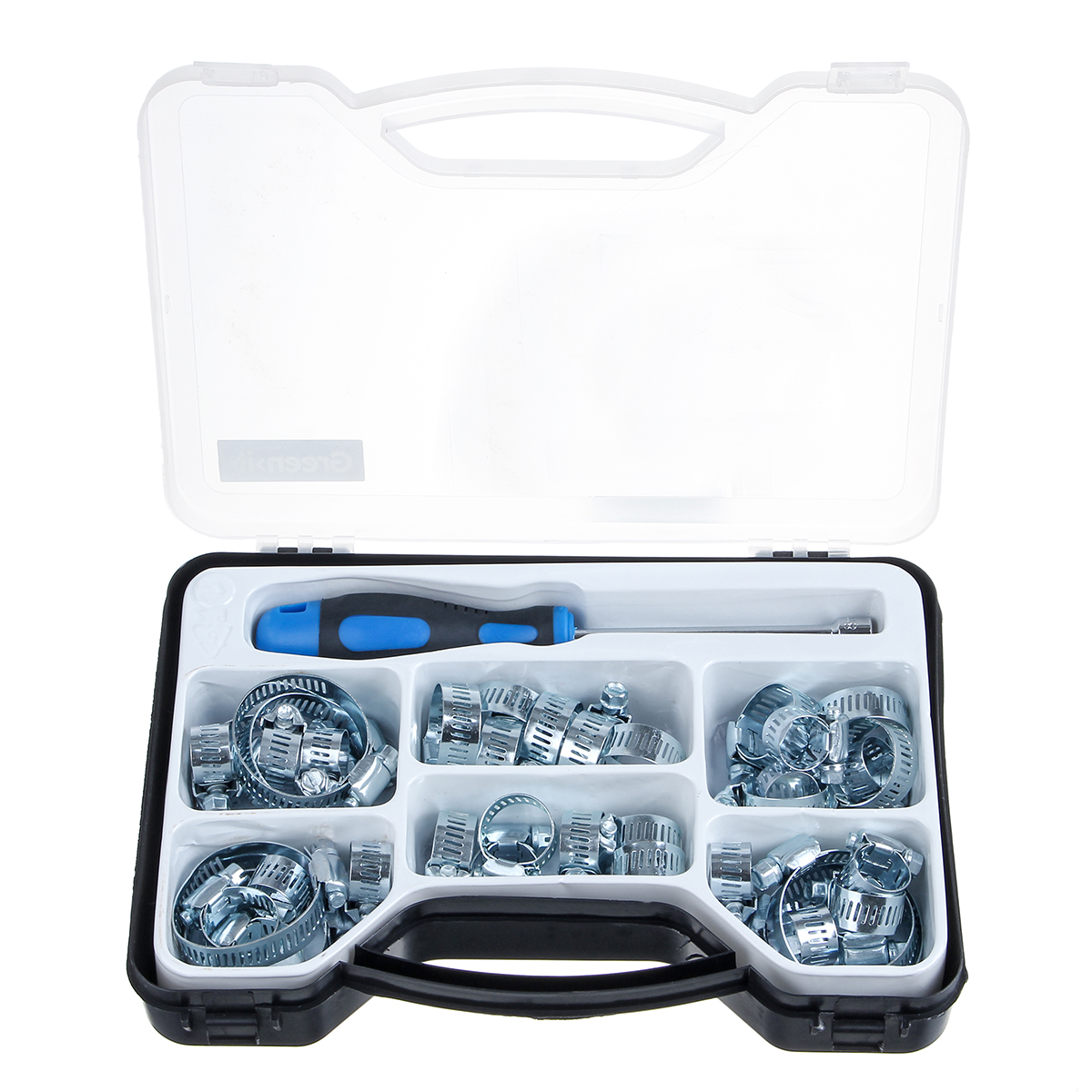 40pcs-Set-Stainless-Steel-Hose-Pipe-Clips-Clamps-Adjustable-Screw-Band-Oil-Pipe--Fastener-Spring-Cli-1671290