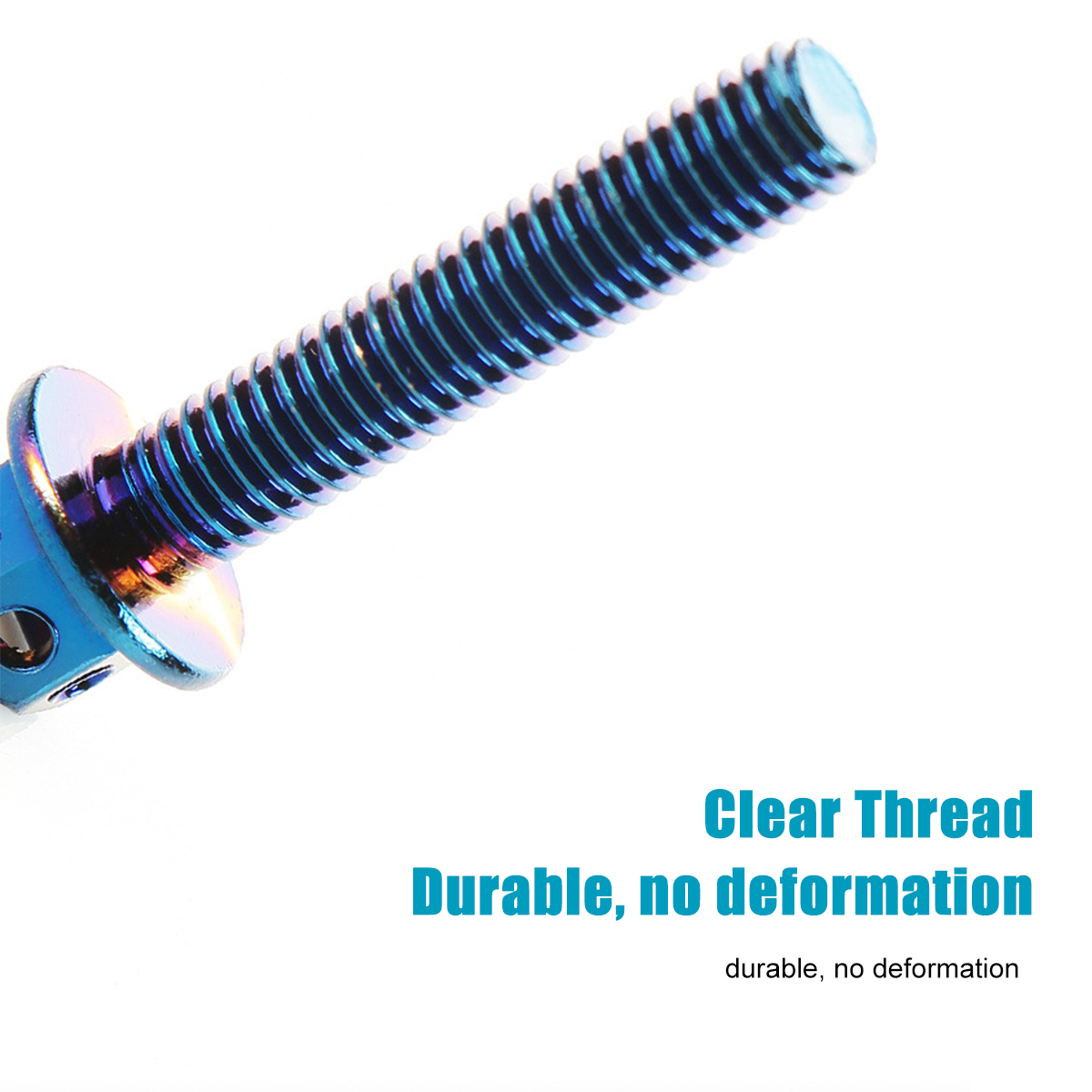 5pcs-10-50mm-M6-Titanium-Plated-Motocycle-Screw-Bolts-Hexagon-Head-1758157