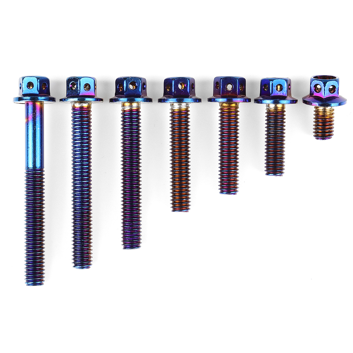 5pcs-10-50mm-M6-Titanium-Plated-Motocycle-Screw-Bolts-Hexagon-Head-1758157