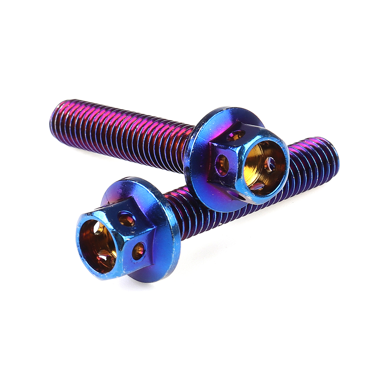 5pcs-10-50mm-M6-Titanium-Plated-Motocycle-Screw-Bolts-Hexagon-Head-1758157