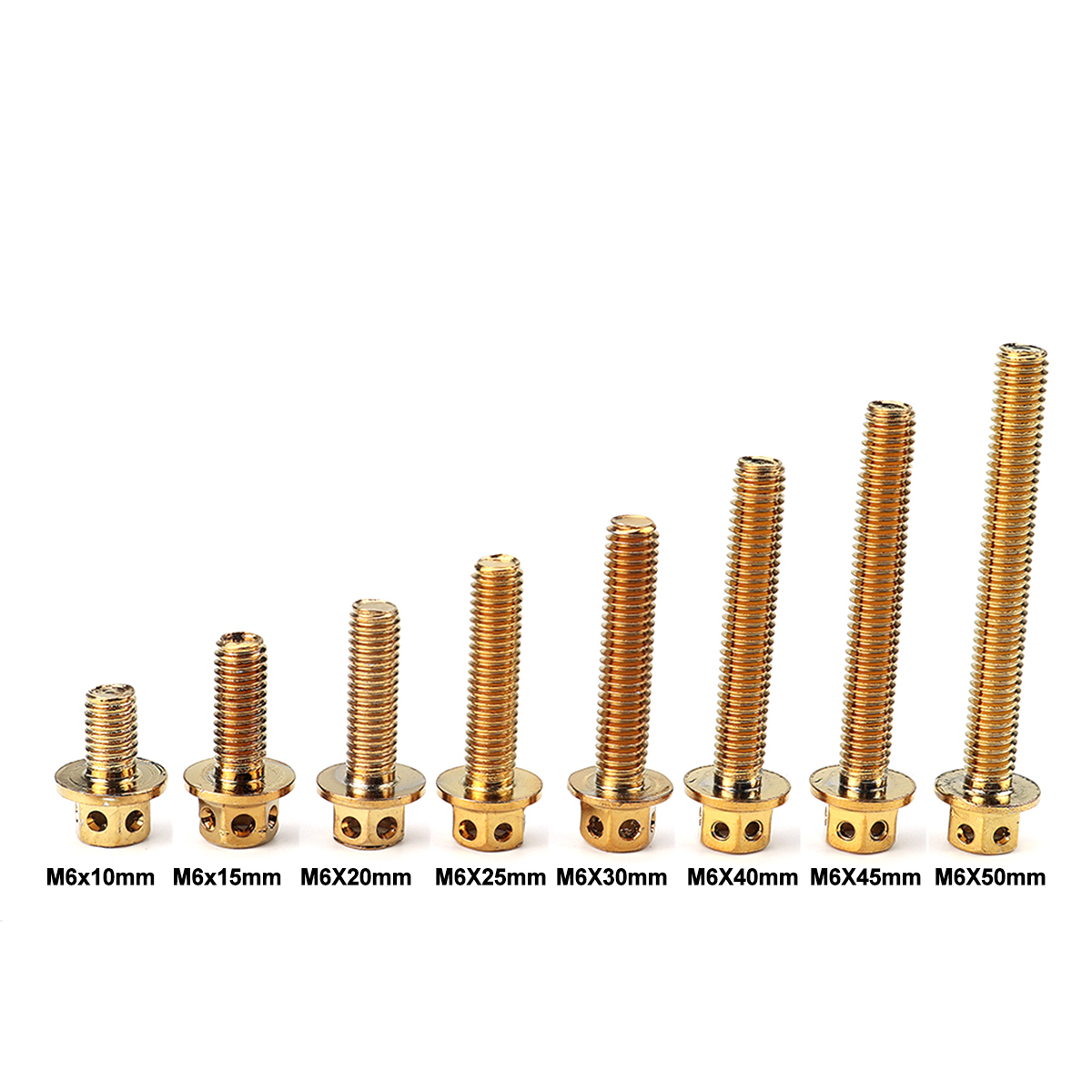 5pcs-Set-10-50mm-M6-Motorcycle-Swingarm-Spools-Slider-Stand-Hexagon-Head-Screws-1758156