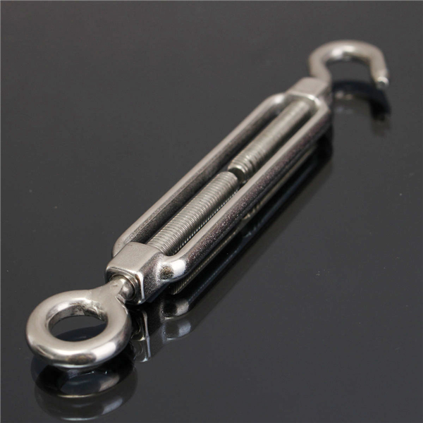 6mm-Stainless-Steel-Hook-Eye-Turn-Buckle-Rigging-Screws-Silver-988628