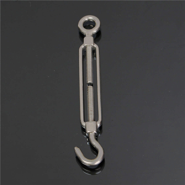 6mm-Stainless-Steel-Hook-Eye-Turn-Buckle-Rigging-Screws-Silver-988628