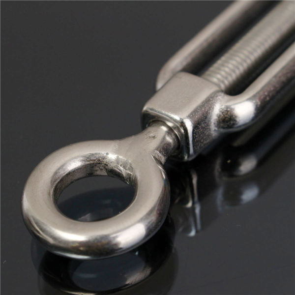 6mm-Stainless-Steel-Hook-Eye-Turn-Buckle-Rigging-Screws-Silver-988628