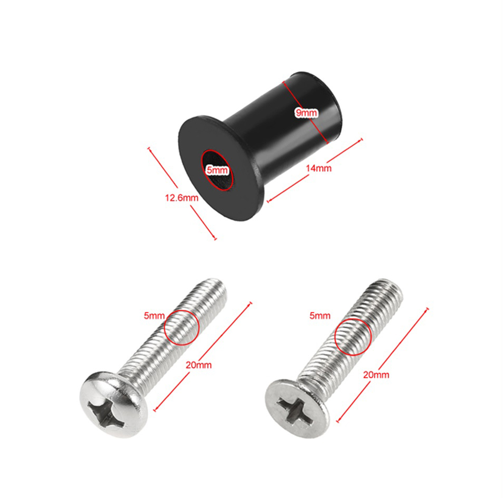 BSET-MATEL-M5-Rubber-Well-Nuts-With-Screw-Blind-Fastener-Motorcycle-Windscreen-Rivet-Kayak-Canoe-Boa-1824023