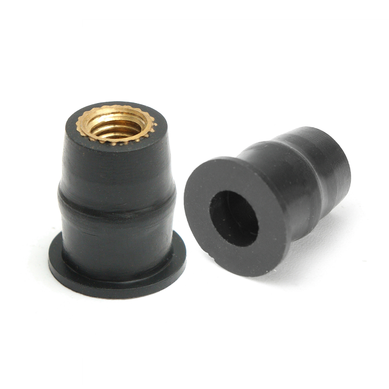 Motorcycle-M4-M5-M6-Metric-Rubber-Well-Nuts-Windscreen-Windshield-Fairing-Cowls-Fastener-Screws-Univ-1746739