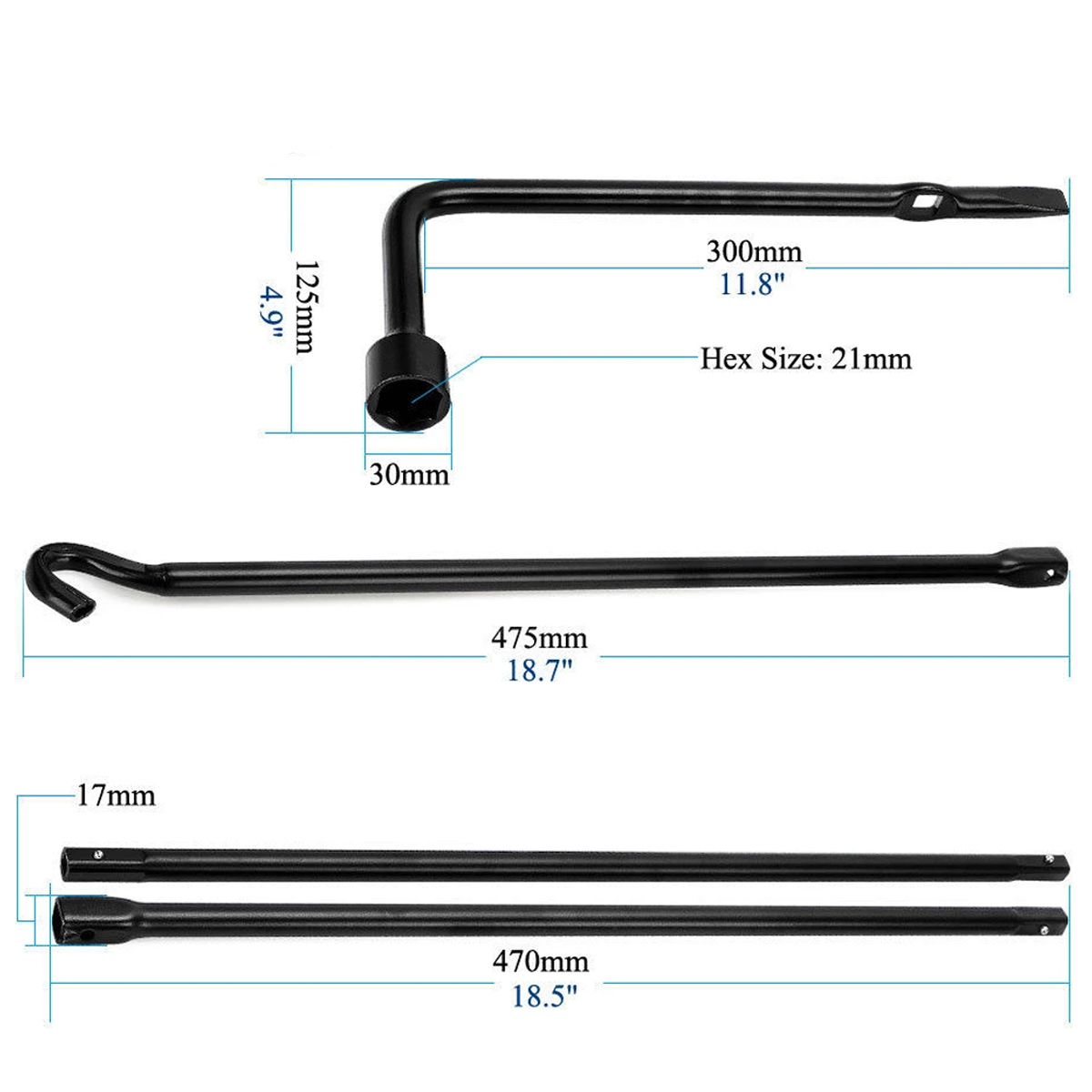 Spare-Tire-Jack-Tool-Kit-Lug-Wrench-Extension-WCASE-For-Toyota-Tacoma-2005-2013-1693530