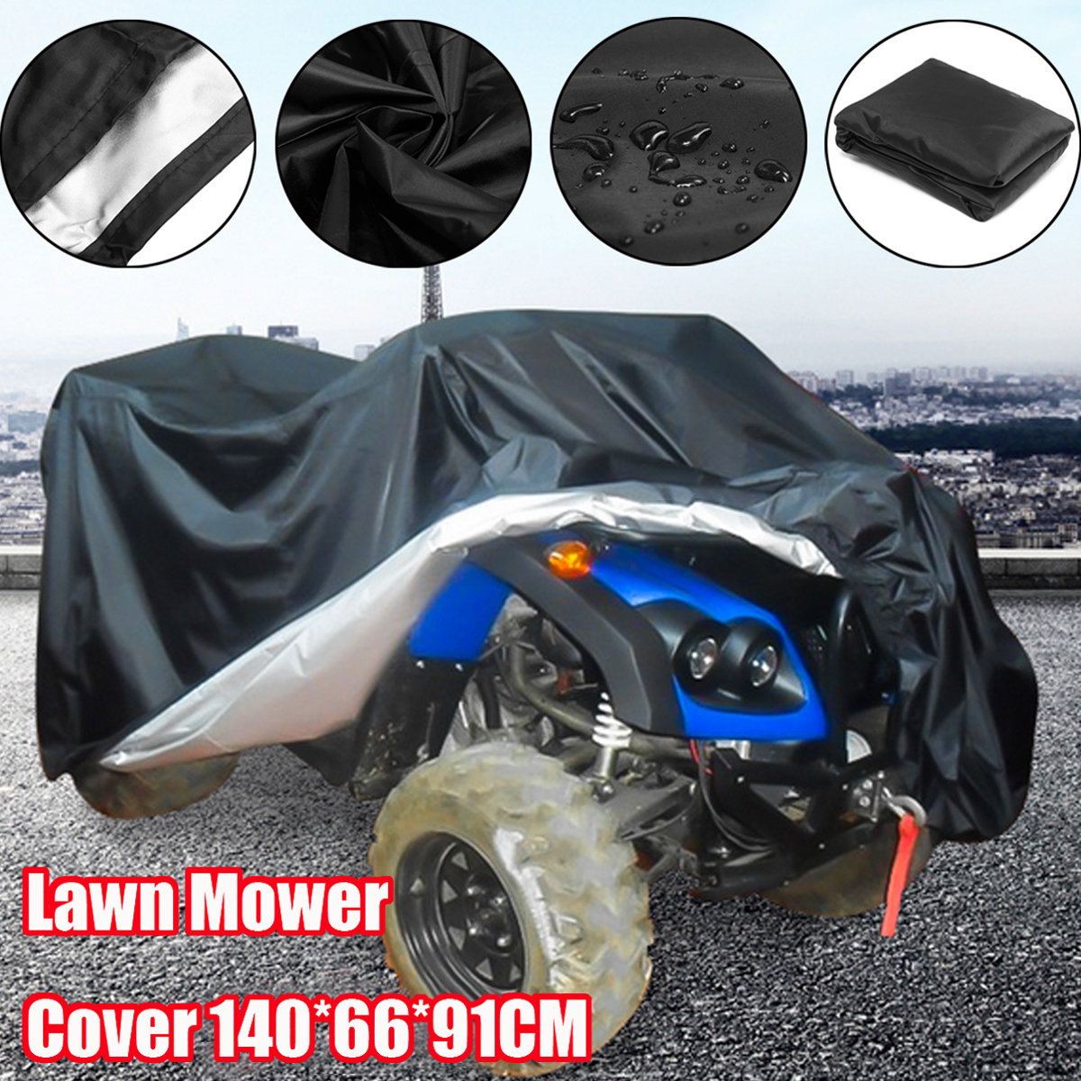 140x66x91CM-Durable-Lawn-Tractor-Riding-Mower-Lawnmower-Cover-Waterproof-UV-Protect-Cover-1341723