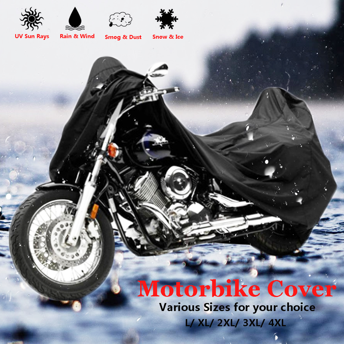 190T-Black-Motorcycle-Cover-Waterproof-Outdoor-Rain-Dust-UV-Scooter-Protector-1302557