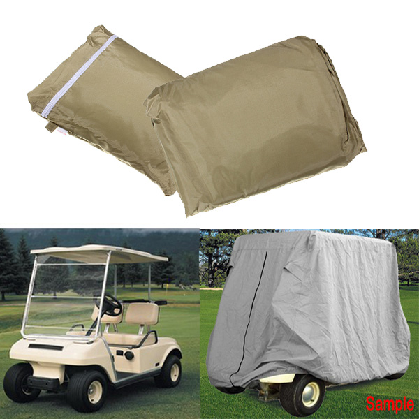 2-Passenger-Cover-Taupe-Protect-Against-Rain-Sun-For-Yamaha-Golf-Cart-928423
