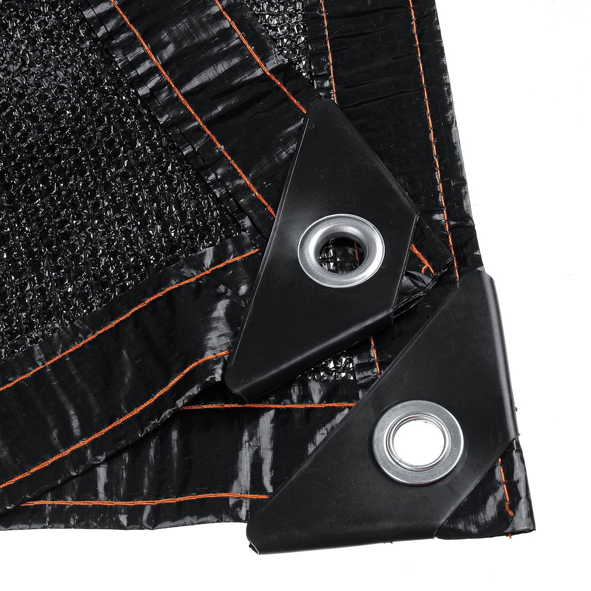 Black-Kennel-House-Cover-Shade-Cage-Shelter-UV-Rated-Grommet-1709668