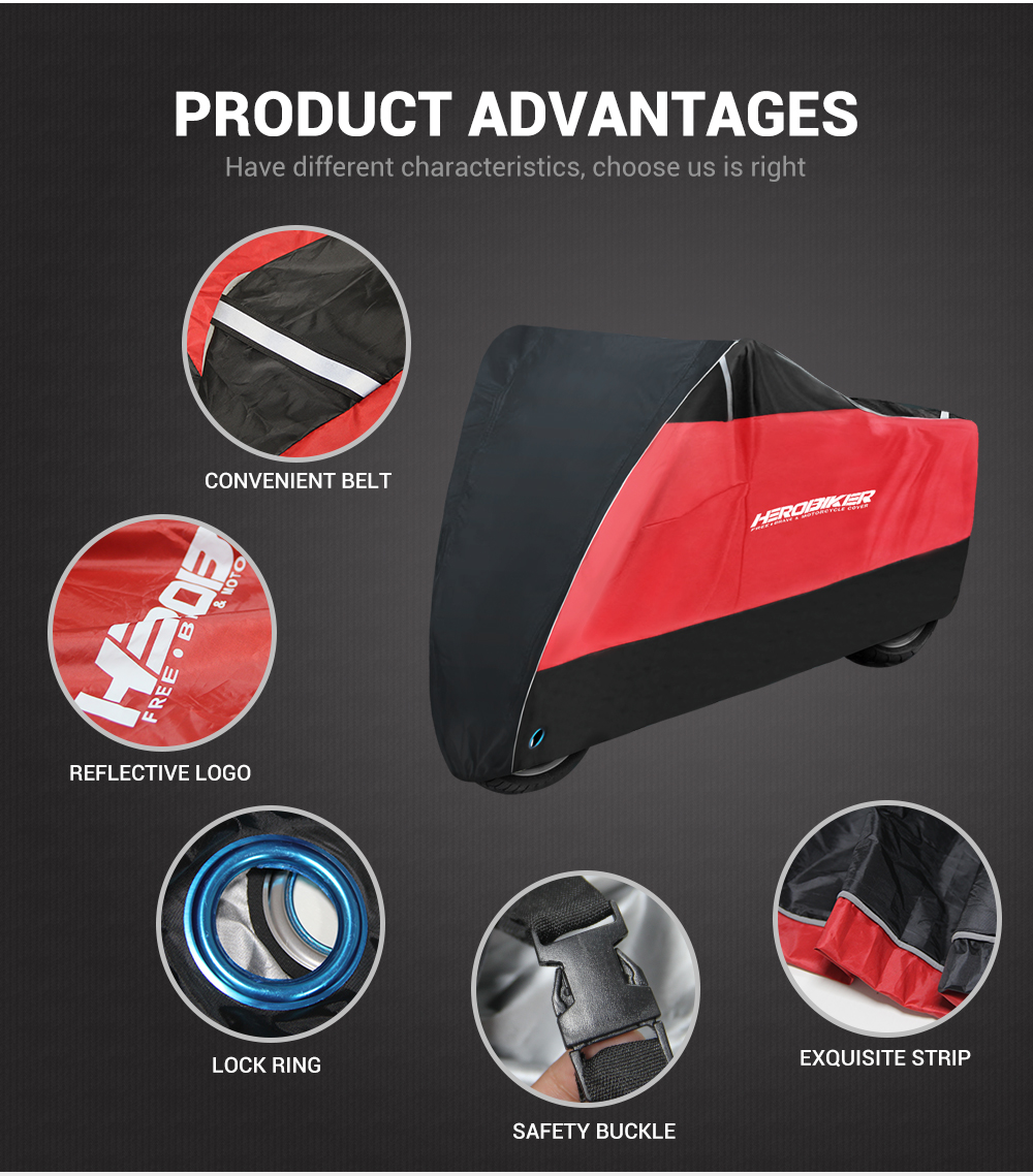 HEROBIKER-Bike-Motorcycle-Cover-Reflective-Waterproof-Dustproof-UV-Sun-Snow-Protective-Outdoor-Indoo-1709934